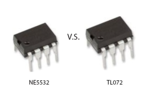 NE5532 và TL072: Điều gì làm cho các op-amp này khác biệt?