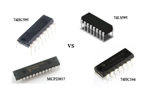 Hiểu được sự khác biệt giữa 74HC595, 74LS595, 74HC164 và MCP23017