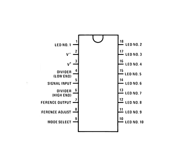 LM3915 Pinout