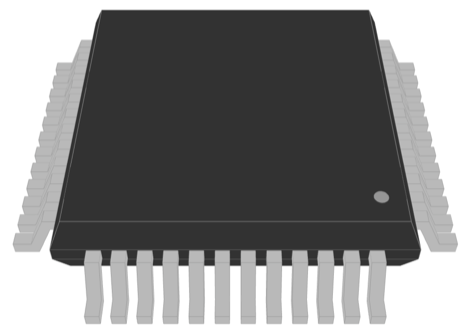  AD9772AAST 3D Model