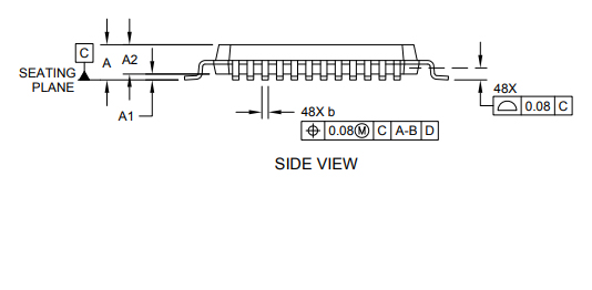 Fig.7 ATMEGA Package Side View