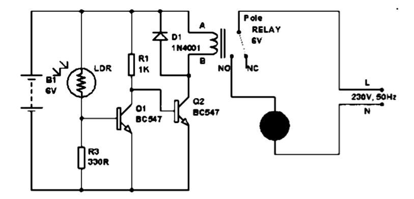 LDR Circuit Diagram